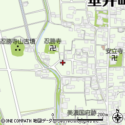 岐阜県不破郡垂井町府中2537周辺の地図