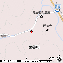 京都府綾部市黒谷町（東谷）周辺の地図