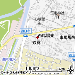 愛知県犬山市犬山西馬場先3周辺の地図