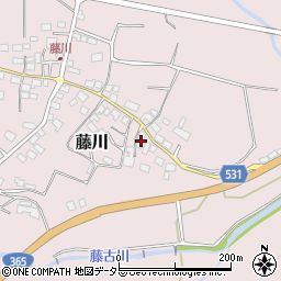 滋賀県米原市藤川1531周辺の地図
