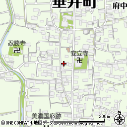 岐阜県不破郡垂井町府中2419-4周辺の地図