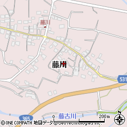 滋賀県米原市藤川966周辺の地図