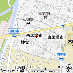 愛知県犬山市犬山（西馬場先）周辺の地図