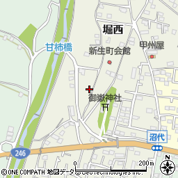 神奈川県秦野市堀西671-1周辺の地図