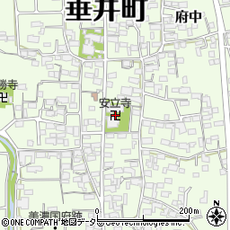 安立寺周辺の地図