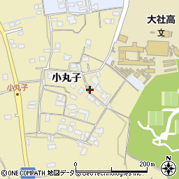 島根県出雲市大社町中荒木257周辺の地図