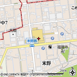 蛸屋 くるり 笠松店周辺の地図