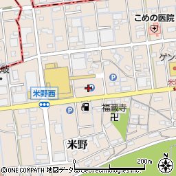 ピアゴ笠松店駐車場周辺の地図
