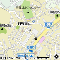 神奈川県横浜市港南区日野南4丁目9周辺の地図