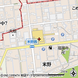 ツネトミヤユーストア笠松店周辺の地図