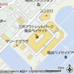トリンプ・三井アウトレットパーク横浜ベイサイド店周辺の地図