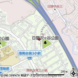 神奈川県横浜市港南区港南台1丁目周辺の地図