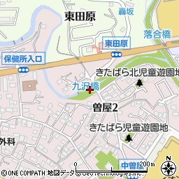 九沢橋周辺の地図