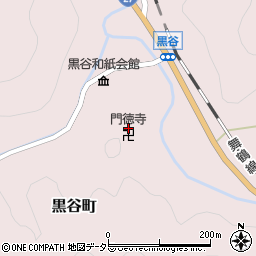 京都府綾部市黒谷町小谷周辺の地図