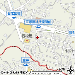 神奈川県横浜市戸塚区戸塚町1063周辺の地図