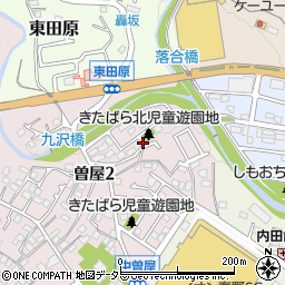 神奈川県秦野市曽屋2丁目周辺の地図