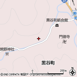 京都府綾部市黒谷町西谷周辺の地図