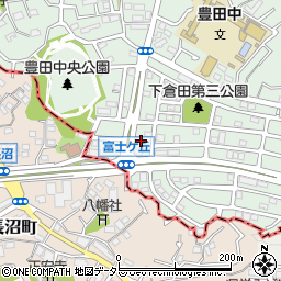神奈川県横浜市戸塚区下倉田町828-94周辺の地図