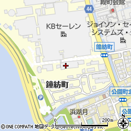滋賀県長浜市鐘紡町周辺の地図