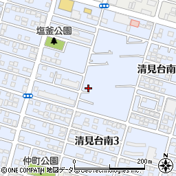 千葉県木更津市清見台南周辺の地図