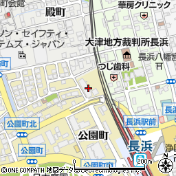 サーパス長浜豊公園弐番館周辺の地図