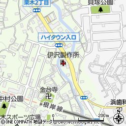 伊沢製作所周辺の地図