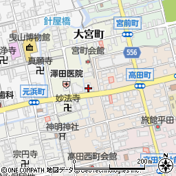 大垣共立銀行長浜支店 ＡＴＭ周辺の地図