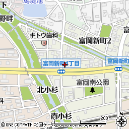 愛知県犬山市富岡新町1丁目56周辺の地図