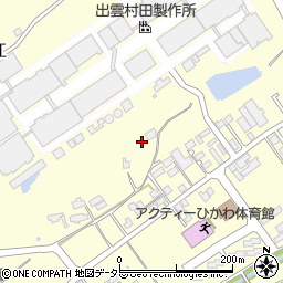 島根県出雲市斐川町上直江2017周辺の地図