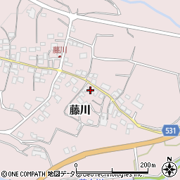 滋賀県米原市藤川974周辺の地図