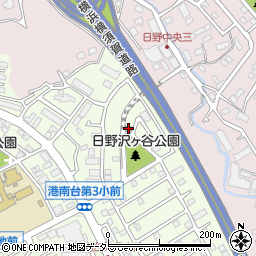 沢ヶ谷自治会館周辺の地図