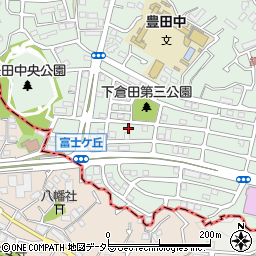 神奈川県横浜市戸塚区下倉田町828周辺の地図