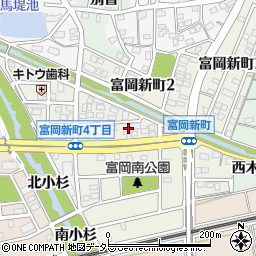 愛知県犬山市富岡新町1丁目43周辺の地図