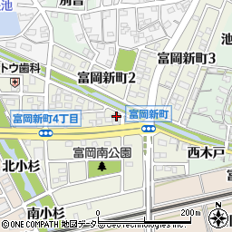 愛知県犬山市富岡新町1丁目36周辺の地図