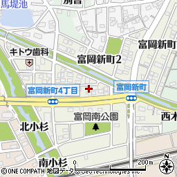 カーサ富岡周辺の地図