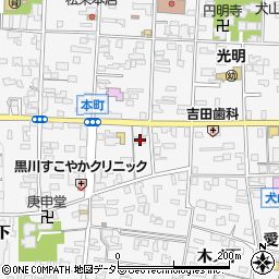 シャ・ノワール周辺の地図