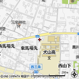 愛知県犬山市犬山（北首塚）周辺の地図