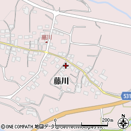 滋賀県米原市藤川977周辺の地図