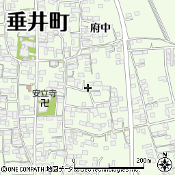 岐阜県不破郡垂井町府中1708周辺の地図