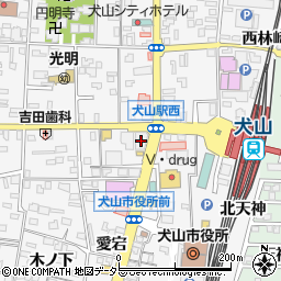 新時代 犬山駅前店周辺の地図