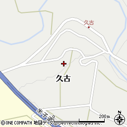 鳥取県西伯郡伯耆町久古22周辺の地図