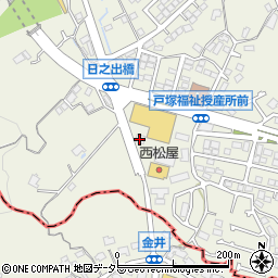 セブンイレブン横浜戸塚町日之出橋店周辺の地図