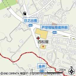 神奈川県横浜市戸塚区戸塚町1313周辺の地図