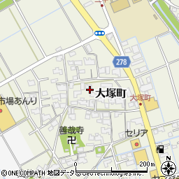 〒693-0063 島根県出雲市大塚町の地図