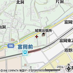 愛知県犬山市富岡株池121-5周辺の地図