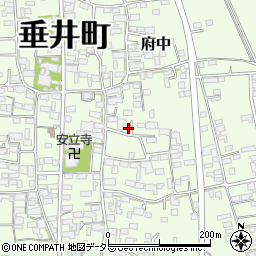 岐阜県不破郡垂井町府中2354-1周辺の地図