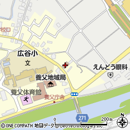 広谷郵便局周辺の地図