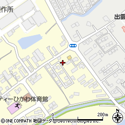 島根県出雲市斐川町上直江2514-10周辺の地図