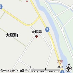 大塚郵便局周辺の地図