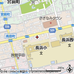 滋賀銀行長浜支店周辺の地図